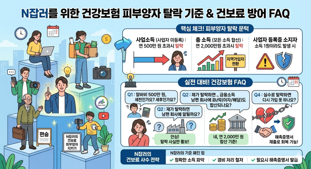 건강보험 피부양자 탈락 기준